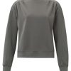 YAYA - Mikina so záhybmi Thunderstorm grey - thunderstorm grey