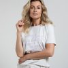 YAYA - Nohavice chino basic Onyx white - onyx white