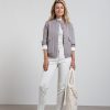YAYA - Nohavice chino basic Onyx white - onyx white