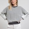 YAYA - Nohavice chino basic Onyx white - onyx white