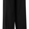 YAYA - Nohavice široké Black - black