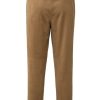 YAYA - Nohavice z vegánského semišu Indian tan sand - indian tan sand