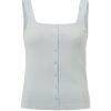 YAYA - Tielko s gombíčkami Pearl blue - pearl blue
