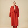 YAYA - Kabát Ochre red - ochre red