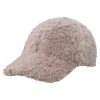 YAYA - Šiltovka  teddy Pure cashmere brown - pure cashmere brown