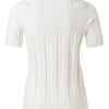 YAYA - Pulóvrik s rebrovým vzorom - off white