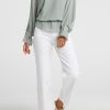 YAYA - Nohavice denim s vysokým sedom - off white