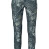 YAYA - Nohavice s potlačou - faded green dessin