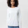Herrlicher - Tričko jednoduché Off white - off white
