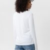 Herrlicher - Tričko jednoduché Off white - off white