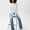 Herrlicher - Tričko jednoduché Off white - off white