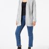 Herrlicher - Sveter midi s lurexom Light grey melange - light grey melange