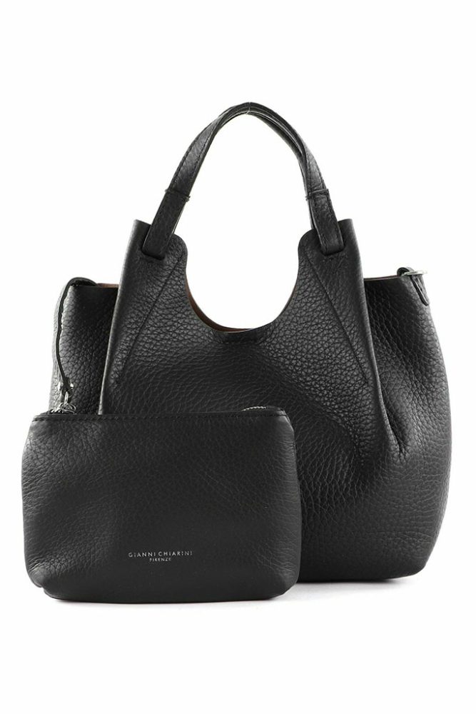 Gianni Chiarini - Kabelka Dua mini 19x20xx8 cm Nero Castoro - nero castoro