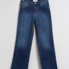 indi cold - Nohavice denim crop Tejano - tejano