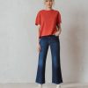 indi cold - Nohavice denim crop Tejano - tejano