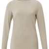 YAYA - Tričko s lodičkovým výstrihom Aluminium beige - aluminium beige