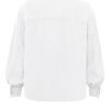 YAYA - Blúzka s puf rukávmi Off white - off white