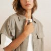 YAYA - Tričko oversized Off white - off white