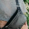 Ann Kurz - Ľadvinka F 17x34x6cm Black-Gold - nappa black gold