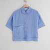 indi cold - Košeľa ľanová Azul glacial - azul glacial