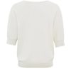 YAYA - Pulóver voľný s V-výstrihom Chalk white - chalk  white