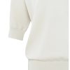 YAYA - Pulóver voľný s V-výstrihom Chalk white - chalk  white