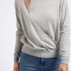 YAYA - Pulóver asymetrický Medium grey - medium grey