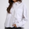YAYA - Košeľa so širokými rukávmi Pure white - pure white