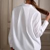 YAYA - Košeľa s ozdobným chrbátom Pure white - pure white
