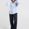 YAYA - Nohavice široké Anthracite melange - anthracite melange