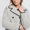 YAYA - Kabát teddy Dove gray - dove gray