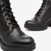 NeroGiardini - Čižmy koženné combat boots- obuv vychádzková Nero - nero