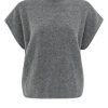 YAYA - Vesta s polorolákom Formal gray melange - formal gray melange