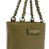 Gianni Chiarini - Kabelka CAMILLA s dvojitým uchom 13x18xx4 cm Moss - moss