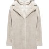 Bomboogie - Kožúšok s kapucou Odessa Crystal Grey - crystal grey
