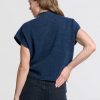 YAYA - Vesta s polorolákom Outer space blue melange - outer space blue melange