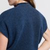 YAYA - Vesta s polorolákom Outer space blue melange - outer space blue melange