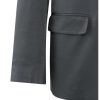YAYA - Sako metalické Dark metal grey - dark metal grey