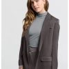 YAYA - Sako metalické Dark metal grey - dark metal grey
