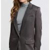 YAYA - Sako metalické Dark metal grey - dark metal grey