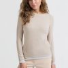 YAYA - Tričko s lodičkovým výstrihom Feather Grey Melange - feather grey melange