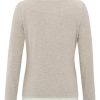 YAYA - Tričko s lodičkovým výstrihom Feather Grey Melange - feather grey melange