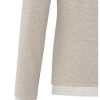 YAYA - Tričko s lodičkovým výstrihom Feather Grey Melange - feather grey melange