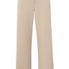 YAYA - Nohavice široké Twill beige - twill beige