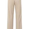 YAYA - Nohavice široké Twill beige - twill beige