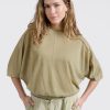 YAYA - Pulóver oversized priesvitný Soft green - soft green
