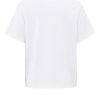 YAYA - Tričko s uzlíkom na ramene Pure white - pure white