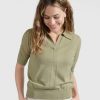 YAYA - Pulóvrik Polo Soft green - soft green