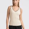 YAYA - Top s kontrasným detailom Summer sand - summer sand