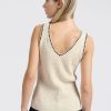 YAYA - Top s kontrasným detailom Summer sand - summer sand